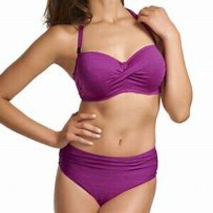 FANTASIE GUADELOUPE GATHERED WAISTBAND SWIM BOTTOM NWT